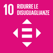Logo SDG -  ridurre le disuguaglianze