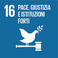 Logo SDG -  pace giustizia e istituzioni solide