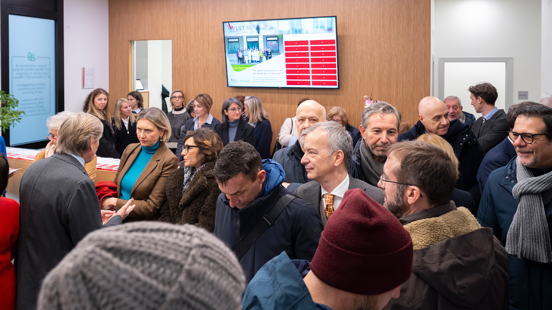 La hall dell'ambulatorio