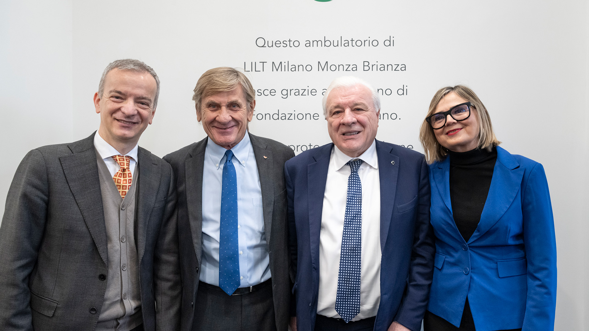 Presente anche Eugenio Comincini (a sinistra), Presidente della Fondazione BCC Milano