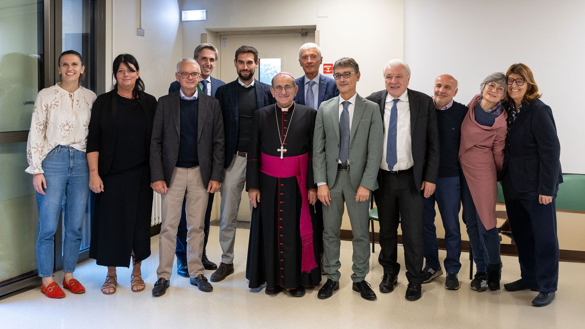 Foto di gruppo al termine dell'evento