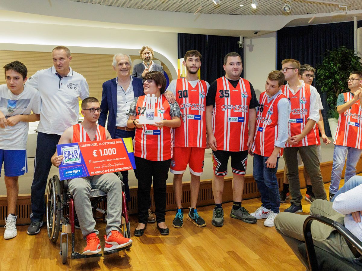 Premiazioni Fair Play Festival 2023 – BCC Milano sport e valori