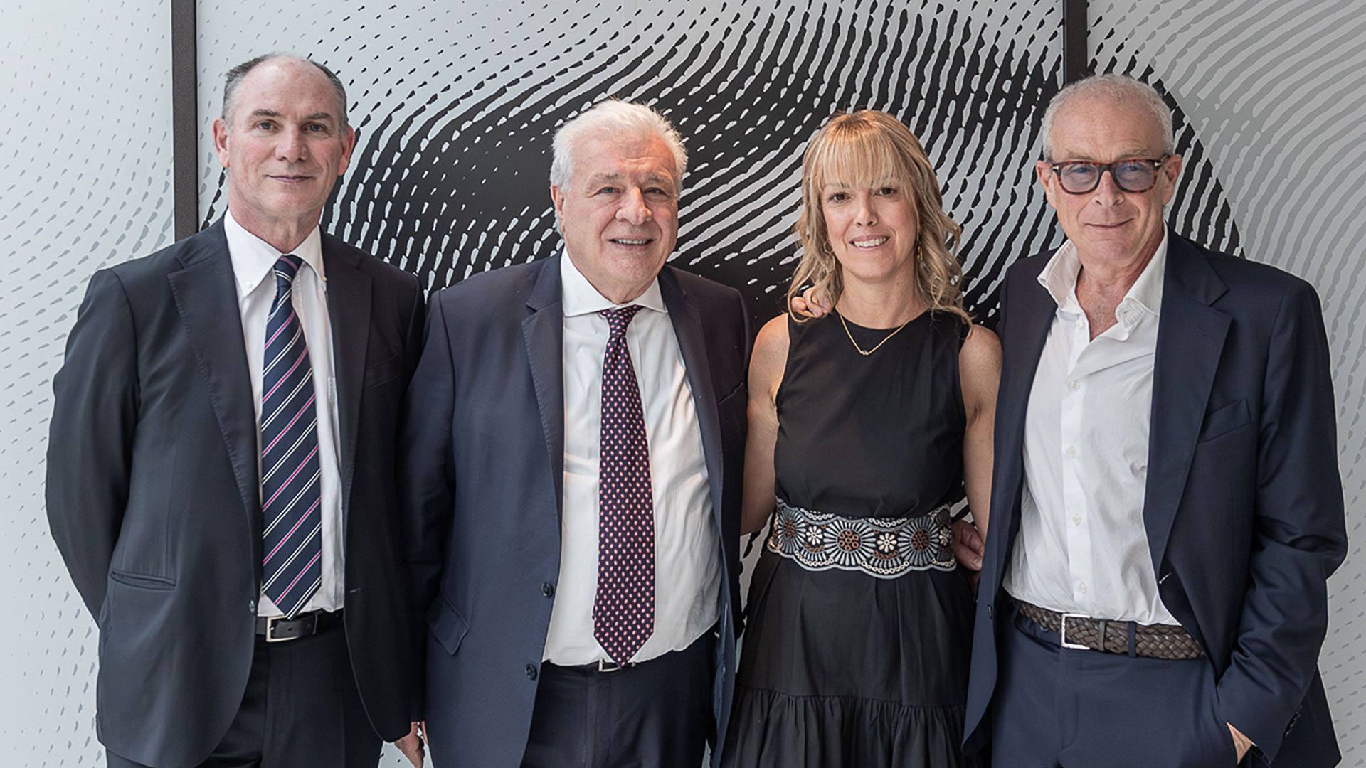 Giorgio Beretta e Giuseppe Maino con Marta Ginocchio e Gianmario Longoni