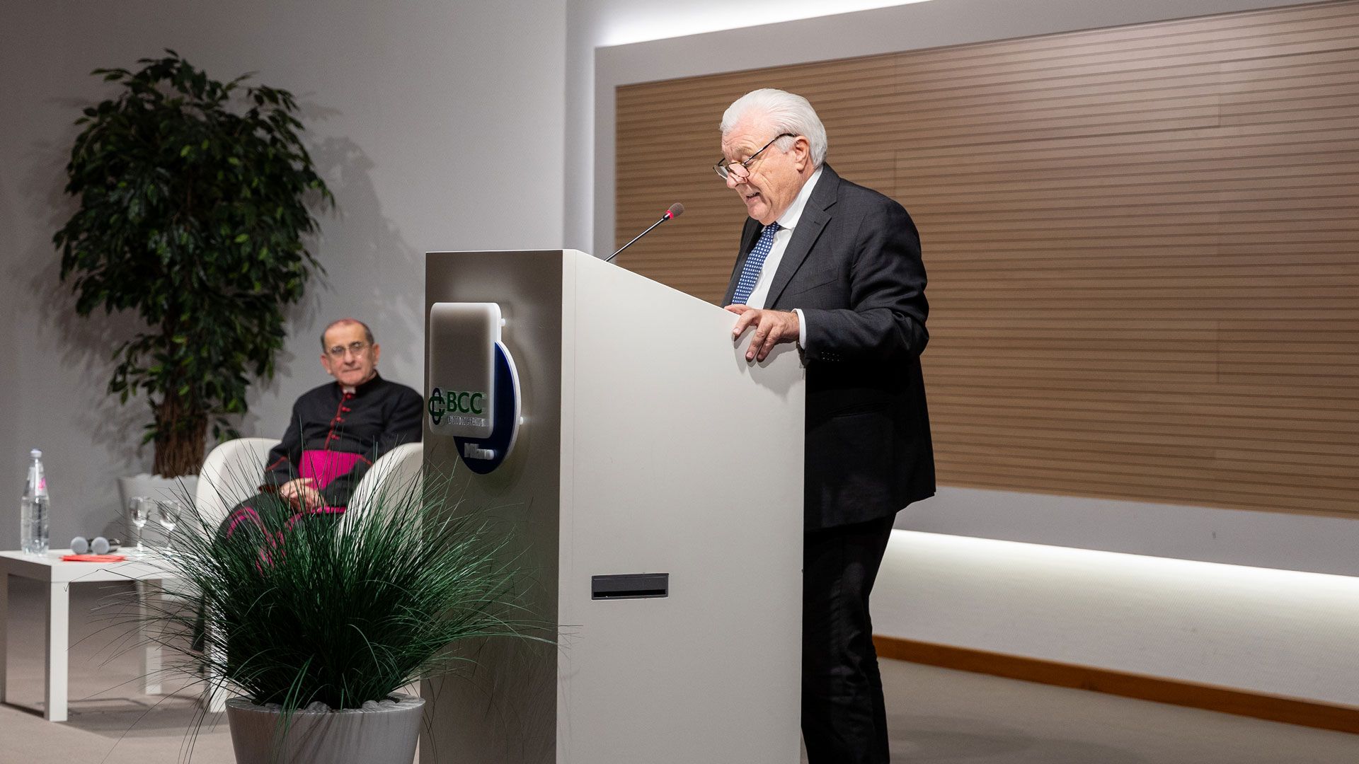 L'intervento del presidente Giuseppe Maino