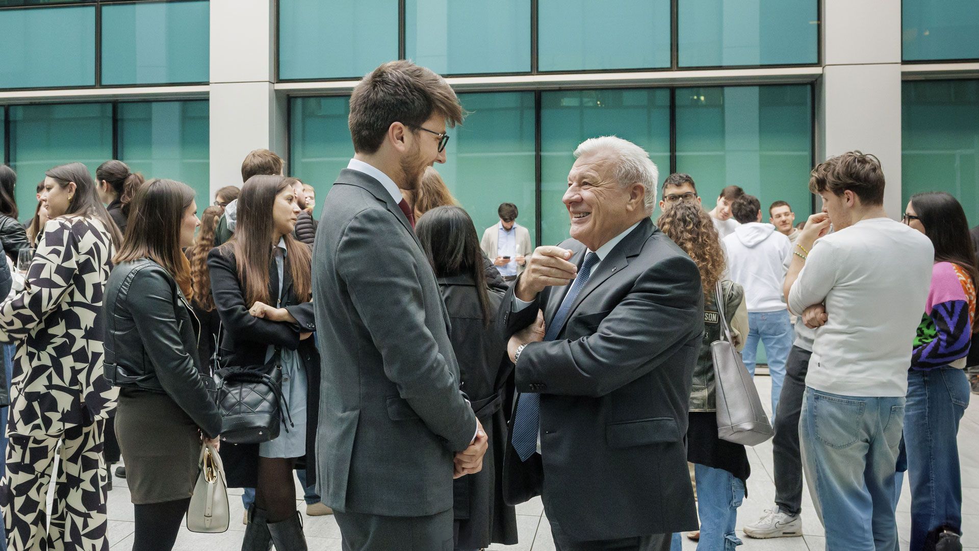 Stafano Cappello e il presidente Giuseppe Maino