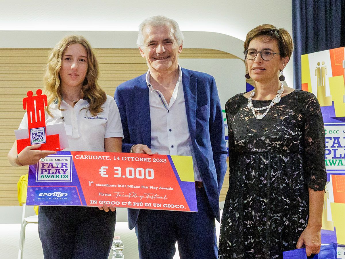 Premiazioni Fair Play Festival 2023 – BCC Milano sport e valori